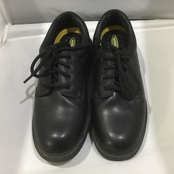 Safe trak black working shoes size 7 - Picture 3 of 8